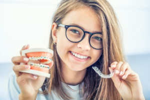 Retainers ceramic braces clear aligners aligner metal braces clear braces vs traditional braces Bruggeman dental dentist in thornton colorado Dr. Scott Bruggeman